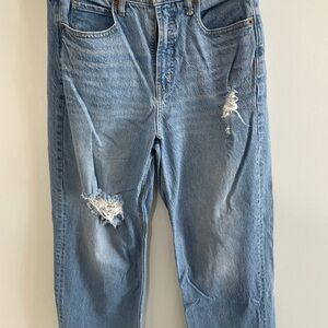 Old Navy Light Blue High-Rise Wide Leg Jeans